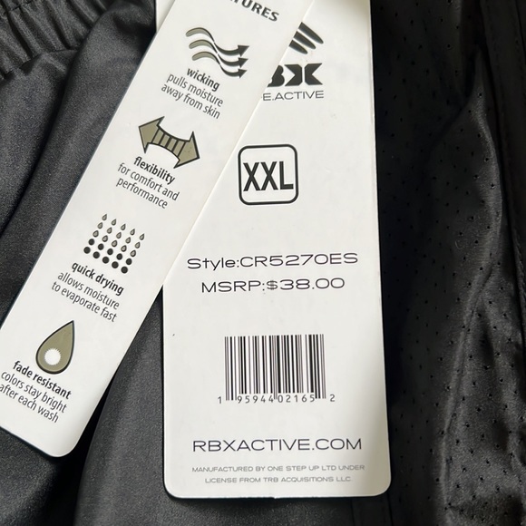 RBX Active Shorts 🏃‍♀️ 🖤🤍 - Picture 4 of 5